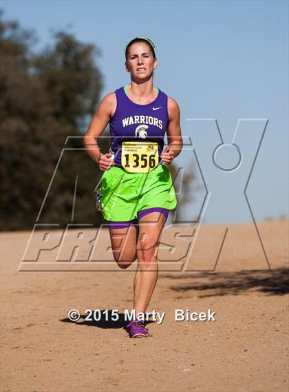 Thumbnail 1 in CIF Cross Country Championships (D5 Girls Race) photogallery.