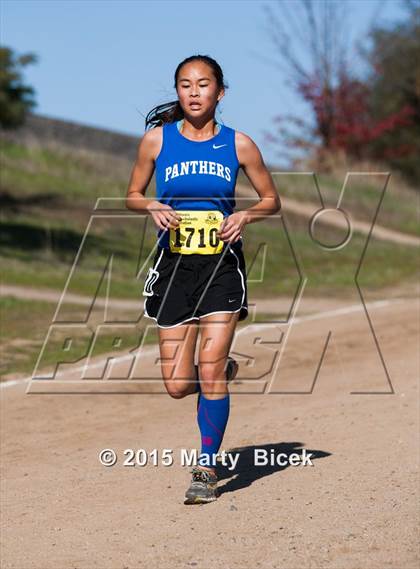 Thumbnail 3 in CIF Cross Country Championships (D5 Girls Race) photogallery.