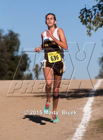 Thumbnail 3 in CIF Cross Country Championships (D5 Girls Race) photogallery.