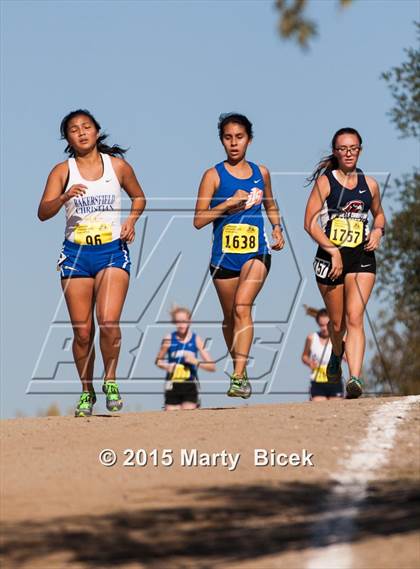 Thumbnail 3 in CIF Cross Country Championships (D5 Girls Race) photogallery.