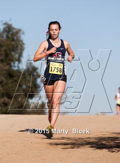 Thumbnail 3 in CIF Cross Country Championships (D5 Girls Race) photogallery.