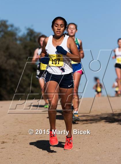 Thumbnail 3 in CIF Cross Country Championships (D5 Girls Race) photogallery.