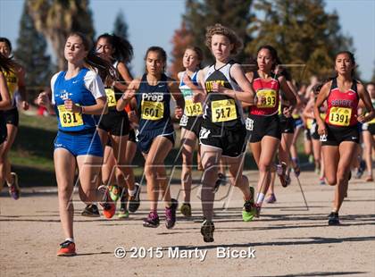 Thumbnail 3 in CIF Cross Country Championships (D5 Girls Race) photogallery.