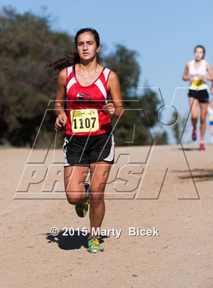 Thumbnail 3 in CIF Cross Country Championships (D5 Girls Race) photogallery.