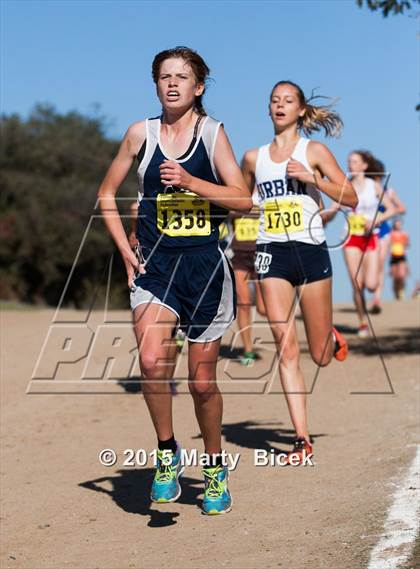 Thumbnail 3 in CIF Cross Country Championships (D5 Girls Race) photogallery.