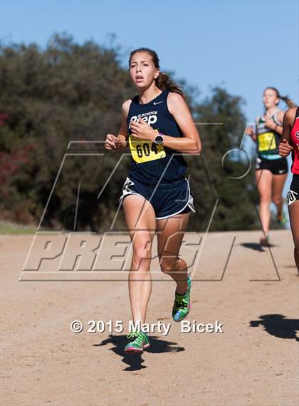 Thumbnail 3 in CIF Cross Country Championships (D5 Girls Race) photogallery.