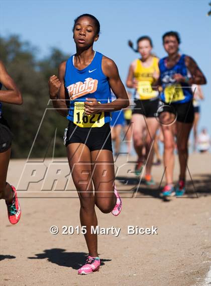 Thumbnail 3 in CIF Cross Country Championships (D5 Girls Race) photogallery.