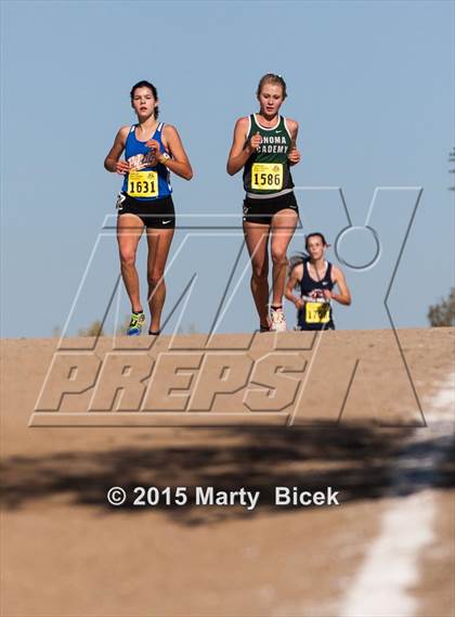 Thumbnail 3 in CIF Cross Country Championships (D5 Girls Race) photogallery.