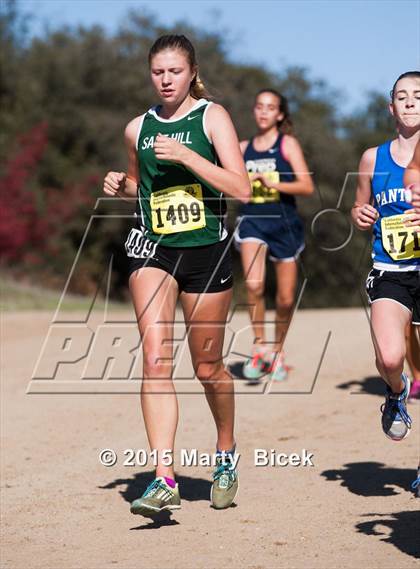 Thumbnail 3 in CIF Cross Country Championships (D5 Girls Race) photogallery.