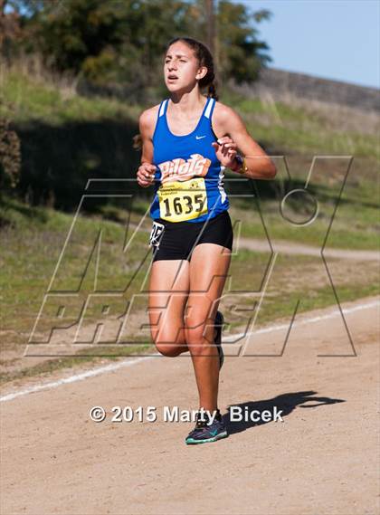 Thumbnail 3 in CIF Cross Country Championships (D5 Girls Race) photogallery.