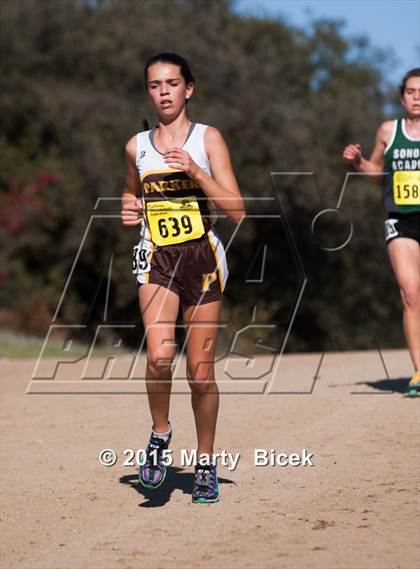 Thumbnail 3 in CIF Cross Country Championships (D5 Girls Race) photogallery.