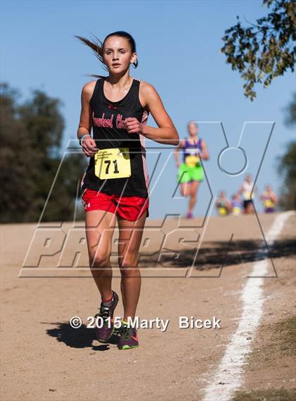 Thumbnail 2 in CIF Cross Country Championships (D5 Girls Race) photogallery.
