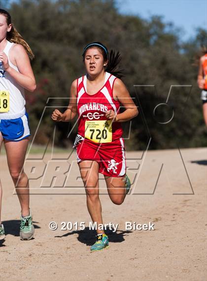 Thumbnail 2 in CIF Cross Country Championships (D5 Girls Race) photogallery.