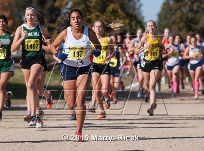 Thumbnail 2 in CIF Cross Country Championships (D5 Girls Race) photogallery.