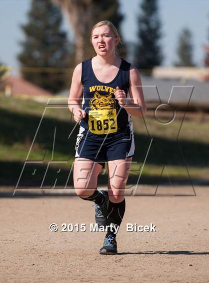 Thumbnail 1 in CIF Cross Country Championships (D5 Girls Race) photogallery.