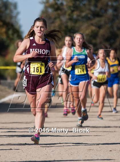 Thumbnail 3 in CIF Cross Country Championships (D5 Girls Race) photogallery.