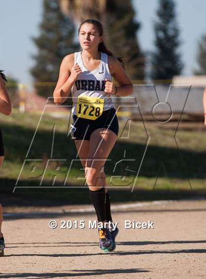 Thumbnail 3 in CIF Cross Country Championships (D5 Girls Race) photogallery.