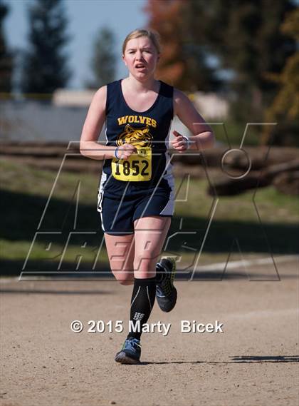 Thumbnail 3 in CIF Cross Country Championships (D5 Girls Race) photogallery.