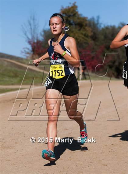 Thumbnail 3 in CIF Cross Country Championships (D5 Girls Race) photogallery.