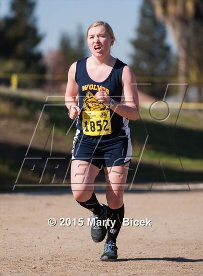 Thumbnail 2 in CIF Cross Country Championships (D5 Girls Race) photogallery.