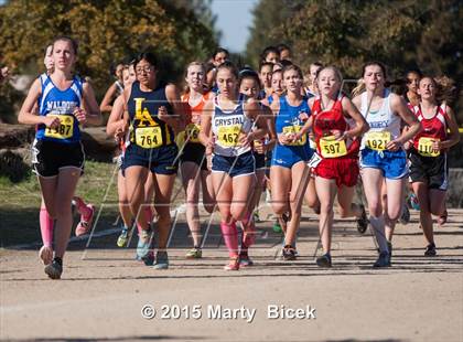 Thumbnail 1 in CIF Cross Country Championships (D5 Girls Race) photogallery.
