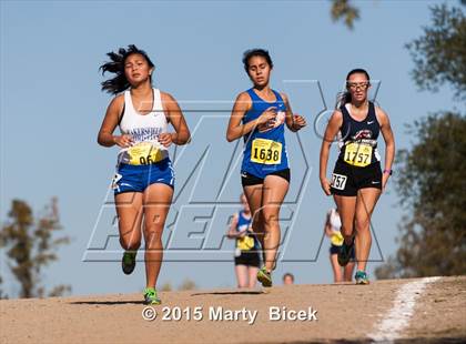 Thumbnail 1 in CIF Cross Country Championships (D5 Girls Race) photogallery.