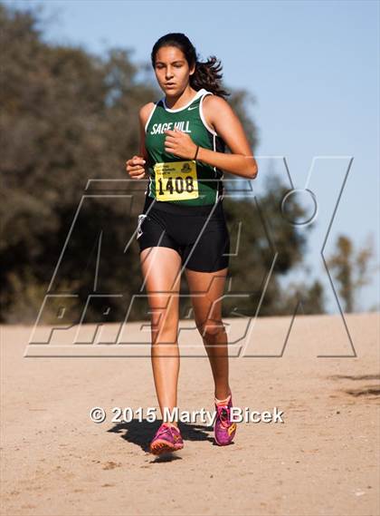 Thumbnail 3 in CIF Cross Country Championships (D5 Girls Race) photogallery.