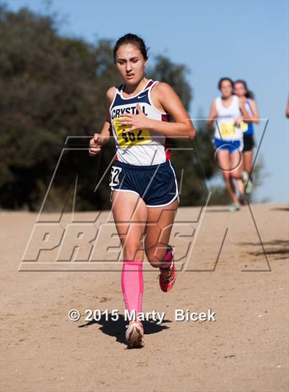 Thumbnail 3 in CIF Cross Country Championships (D5 Girls Race) photogallery.