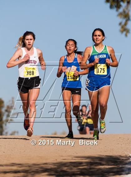 Thumbnail 3 in CIF Cross Country Championships (D5 Girls Race) photogallery.