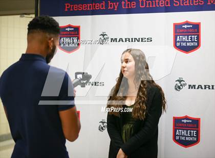 Thumbnail 1 in Marines H.S. Female Athlete of the Month -  Katherine Hutter  photogallery.