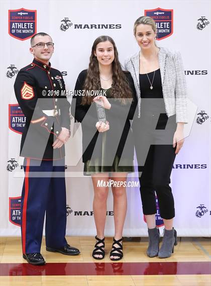 Thumbnail 1 in Marines H.S. Female Athlete of the Month -  Katherine Hutter  photogallery.