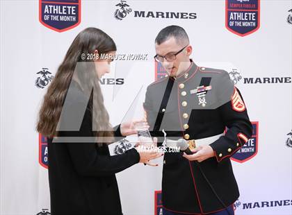 Thumbnail 1 in Marines H.S. Female Athlete of the Month -  Katherine Hutter  photogallery.