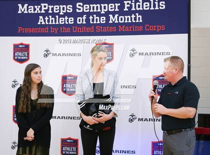 Thumbnail 1 in Marines H.S. Female Athlete of the Month -  Katherine Hutter  photogallery.