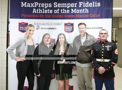 Thumbnail 3 in Marines H.S. Female Athlete of the Month -  Katherine Hutter  photogallery.