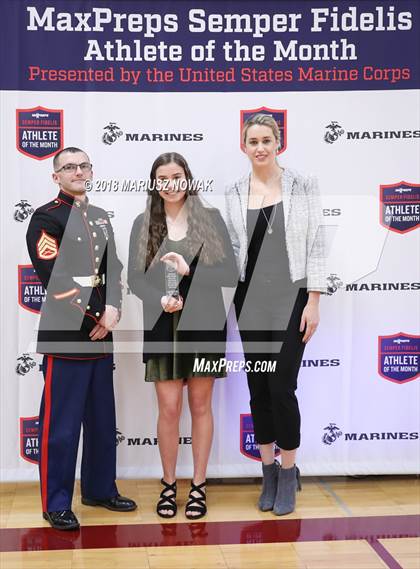 Thumbnail 3 in Marines H.S. Female Athlete of the Month -  Katherine Hutter  photogallery.