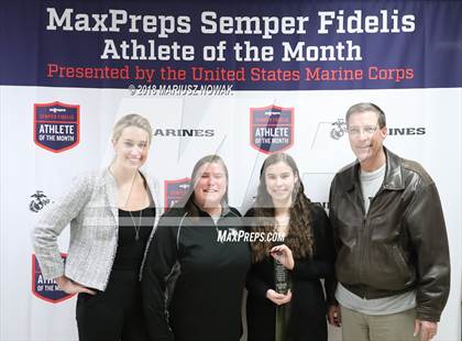 Thumbnail 3 in Marines H.S. Female Athlete of the Month -  Katherine Hutter  photogallery.