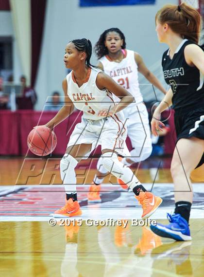Thumbnail 1 in Capital Prep vs. South Medford (Spalding HoopHall Classic) photogallery.