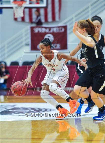 Thumbnail 3 in Capital Prep vs. South Medford (Spalding HoopHall Classic) photogallery.