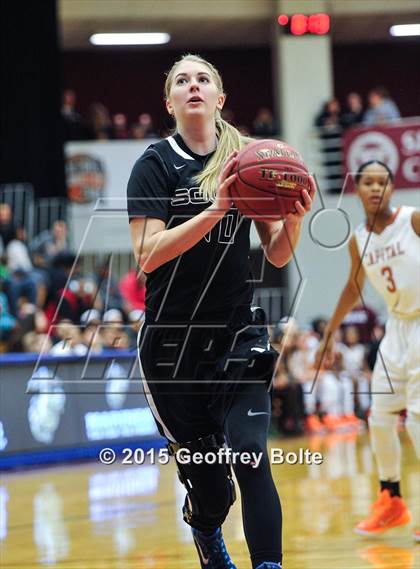Thumbnail 1 in Capital Prep vs. South Medford (Spalding HoopHall Classic) photogallery.