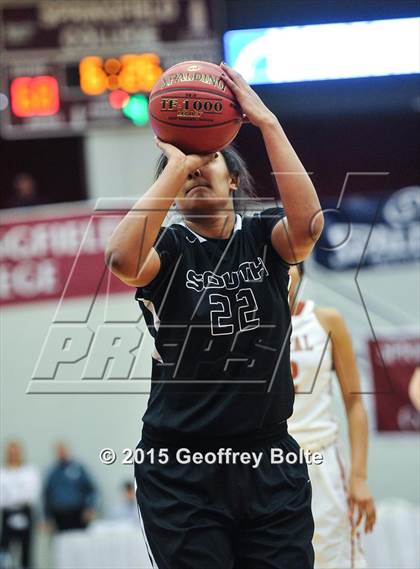Thumbnail 2 in Capital Prep vs. South Medford (Spalding HoopHall Classic) photogallery.