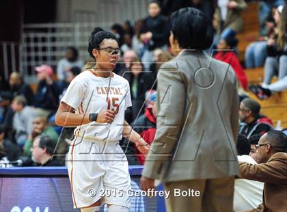 Thumbnail 2 in Capital Prep vs. South Medford (Spalding HoopHall Classic) photogallery.