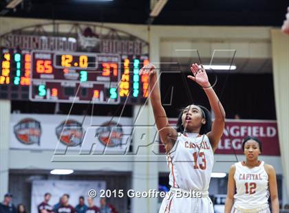 Thumbnail 2 in Capital Prep vs. South Medford (Spalding HoopHall Classic) photogallery.