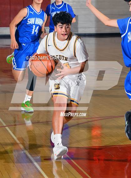 Thumbnail 1 in San Marino vs South El Monte  Mark Keppel Tournament photogallery.