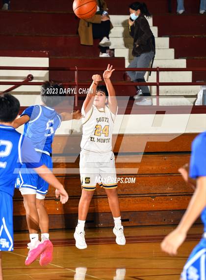 Thumbnail 1 in San Marino vs South El Monte  Mark Keppel Tournament photogallery.