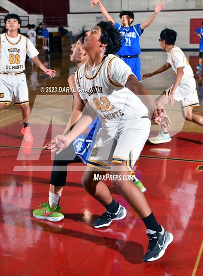 Thumbnail 1 in San Marino vs South El Monte  Mark Keppel Tournament photogallery.