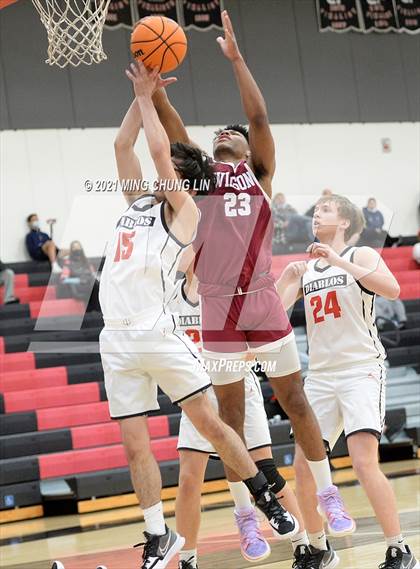 Thumbnail 1 in Mission Viejo vs. Woodrow Wilson (Tustin Holiday Classic) photogallery.