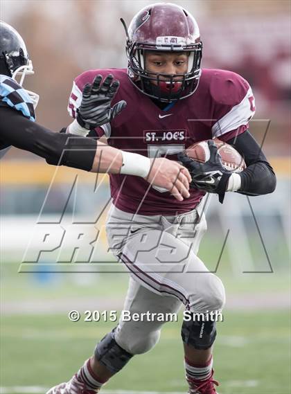 Thumbnail 2 in St. Mary's @ St. Joseph's Collegiate Institute (MMHSAA Quarterfinal) photogallery.