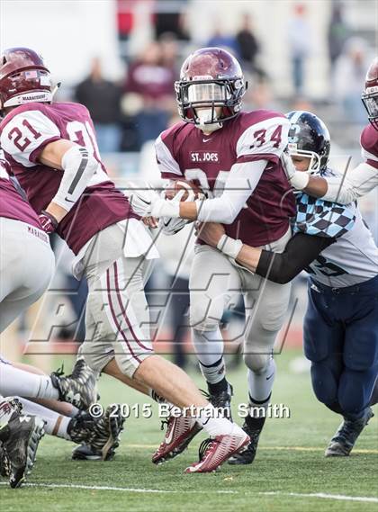 Thumbnail 3 in St. Mary's @ St. Joseph's Collegiate Institute (MMHSAA Quarterfinal) photogallery.