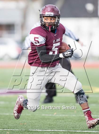 Thumbnail 3 in St. Mary's @ St. Joseph's Collegiate Institute (MMHSAA Quarterfinal) photogallery.