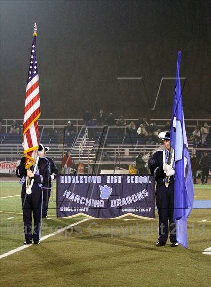 Thumbnail 2 in Middletown vs. New London (CIAC Class L Quarterfinal) photogallery.